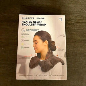 NWT Sharper Image Heated Neck & Shoulder Wrap (Weighted)